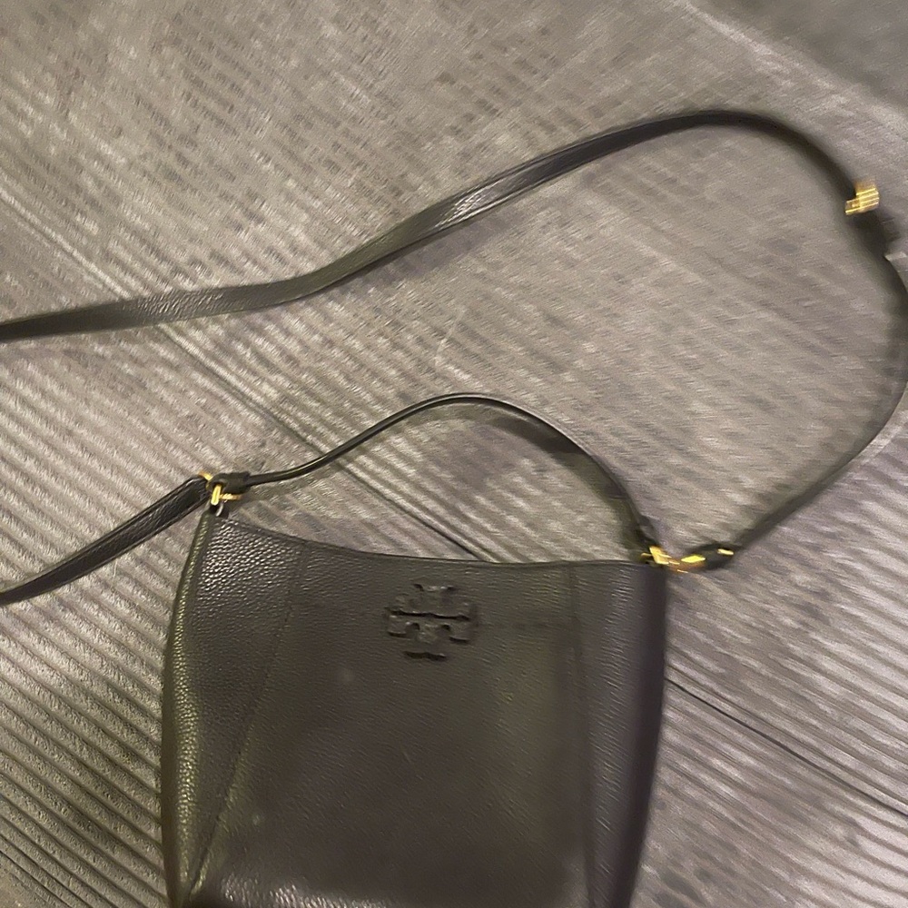 Tory Burch Black Crossbody Bag with Gold Hardware